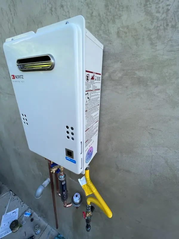 Tankless water heater installation for Brock Hall homes